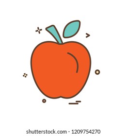 Apple icon design vector