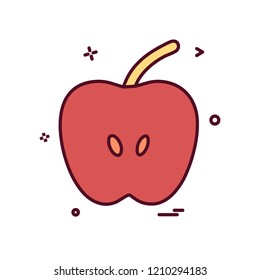 Apple icon design vector