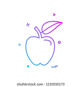Apple icon design vector