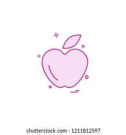 Apple icon design vector