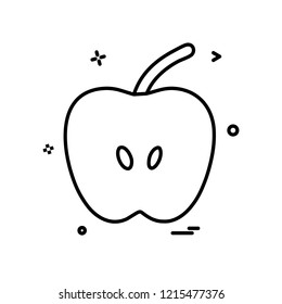 Apple icon design vector
