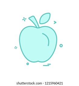 Apple icon design vector