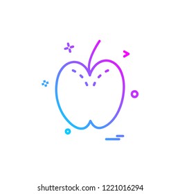 Apple icon design vector