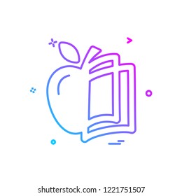 Apple icon design vector