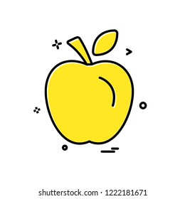 Apple icon design vector