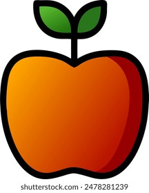 Apple icon design, vector design 