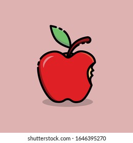 Apple icon design vector illustration