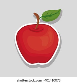 apple icon design , vector illustration