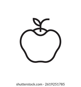 apple icon editable outline stroke vector eps
