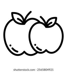 Apple Icon Element For Design