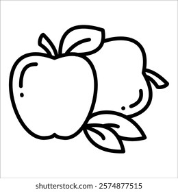 Apple Icon Element For Design