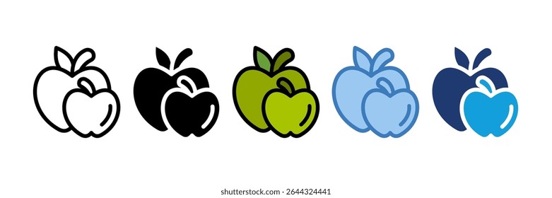 Apple Icon Element For Design