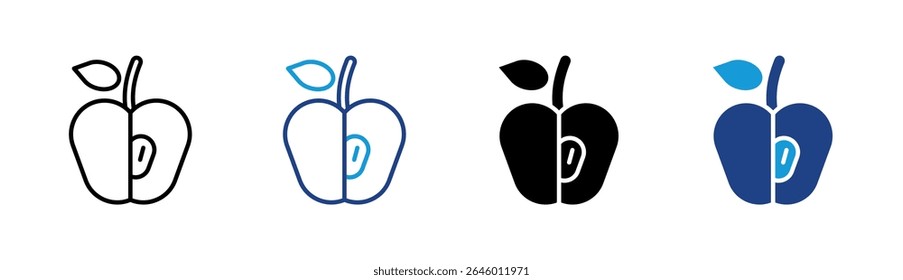 Elemento de icono de Apple para el diseño