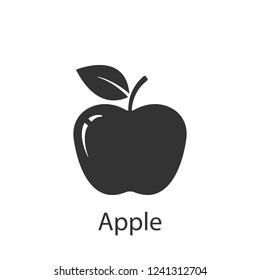 Apple icon. Element of drink and food icon for mobile concept and web apps. Detailed Apple icon can be used for web and mobile