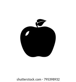 an Apple icon. Element of farming and garden icons. Premium quality graphic design icon. Signs, outline symbols collection icon for websites, web design, mobile app on white background