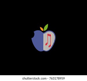 Apple icon. fruit icon. picture the charts with apples