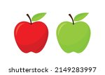 Apple icon. The fruit is a symbol of nature and health.