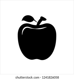 Apfelsymbol, Fruchtsymbol, Vektorgrafik