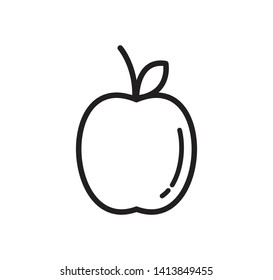 Apple icon ,fruit icon vector illustration