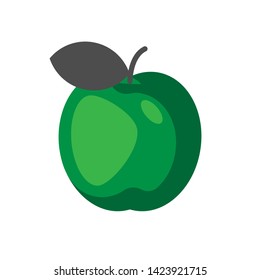 Apple Icon. Fruits, One of Nature Products Illustration As A Simple Vector Sign  Trendy Symbol for Design and Websites, Presentation or Mobile Application. 
