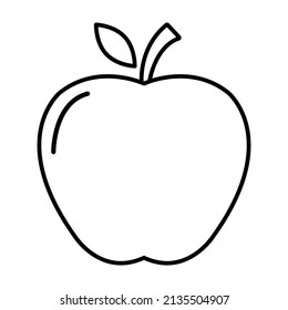 Apple icon, healthy raw symbol, foot sweet fruit, vector illustration design, eco diet .