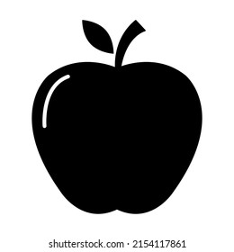 Apple icon, healthy raw symbol, foot sweet fruit, vector illustration design, eco diet .