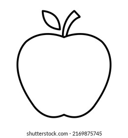 Apple icon, healthy raw symbol, foot sweet fruit, vector illustration design, eco diet .