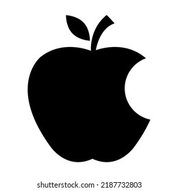 Apple icon, healthy raw symbol, foot sweet fruit, vector illustration design, eco diet .