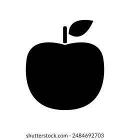 Apple icon illustrated in vector