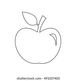 Apple icon illustration design