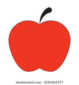 APPLE icon illustration design template