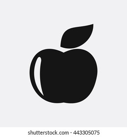 Apple icon illustration isolated vector sign symbol