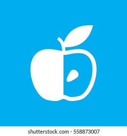 apple icon illustration isolated vector sign symbol