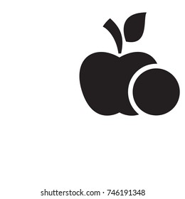 apple icon illustration isolated vector