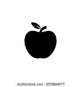 Apple icon in isolated on background. symbol for your web site design logo, app, Apple icon Vector illustration.