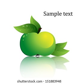 Apple Icon - Isolated On White Background - Vector Illustration, Graphic Design Editable For Your Design.