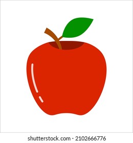 Apple Icon isolated on white background. Apple Icon page symbol for your web site design. Apple Icon Vector illustration. EPS 10