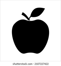 Apple Icon isolated on white background. Apple Icon page symbol for your web site design. Apple Icon Vector illustration. EPS 10