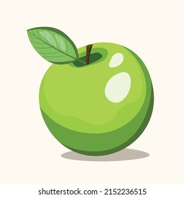 Icono de Apple aislado en fondo blanco. Sabrosa fruta fresca fresca y fresca. Ilustración vectorial de plantilla para embalaje, banner, tarjeta y otro diseño. Manzanas rojas con hojas. El concepto de comida.