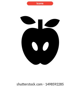 apple icon isolated sign symbol vector illustration - high quality black style vector icons
