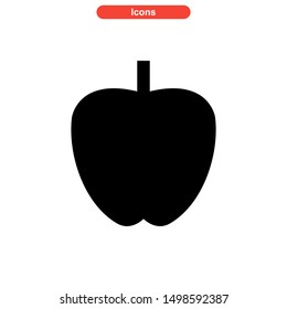 apple icon isolated sign symbol vector illustration - high quality black style vector icons
