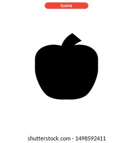 apple icon isolated sign symbol vector illustration - high quality black style vector icons
