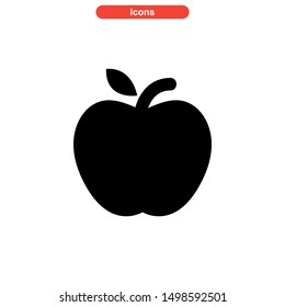 Apple Logo Icons In Gradient Style For Graphic Design And User Interfaces - logo photo apple roblox icon aesthetic