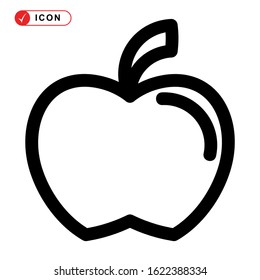 apple icon isolated sign symbol vector illustration - high quality black style vector icons
