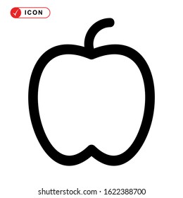 apple icon isolated sign symbol vector illustration - high quality black style vector icons
