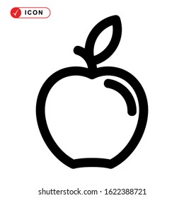 apple icon isolated sign symbol vector illustration - high quality black style vector icons
