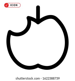 apple icon isolated sign symbol vector illustration - high quality black style vector icons
