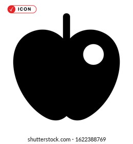 apple icon isolated sign symbol vector illustration - high quality black style vector icons
