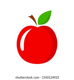 Apple icon isolated. Vector illustration.