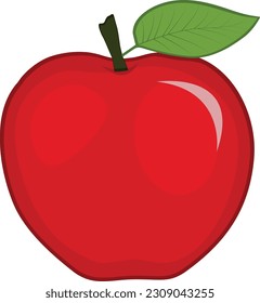 Icono de Apple ilustración vectorial aislada, signo de dibujo de color, símbolo.
manzana roja - ilustración vectorial
